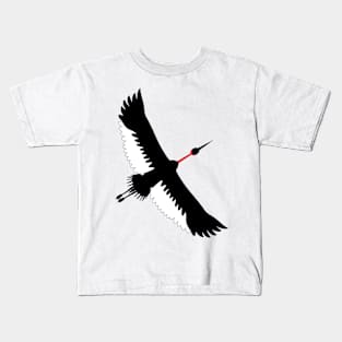 Cranes Flock Flying Kids T-Shirt